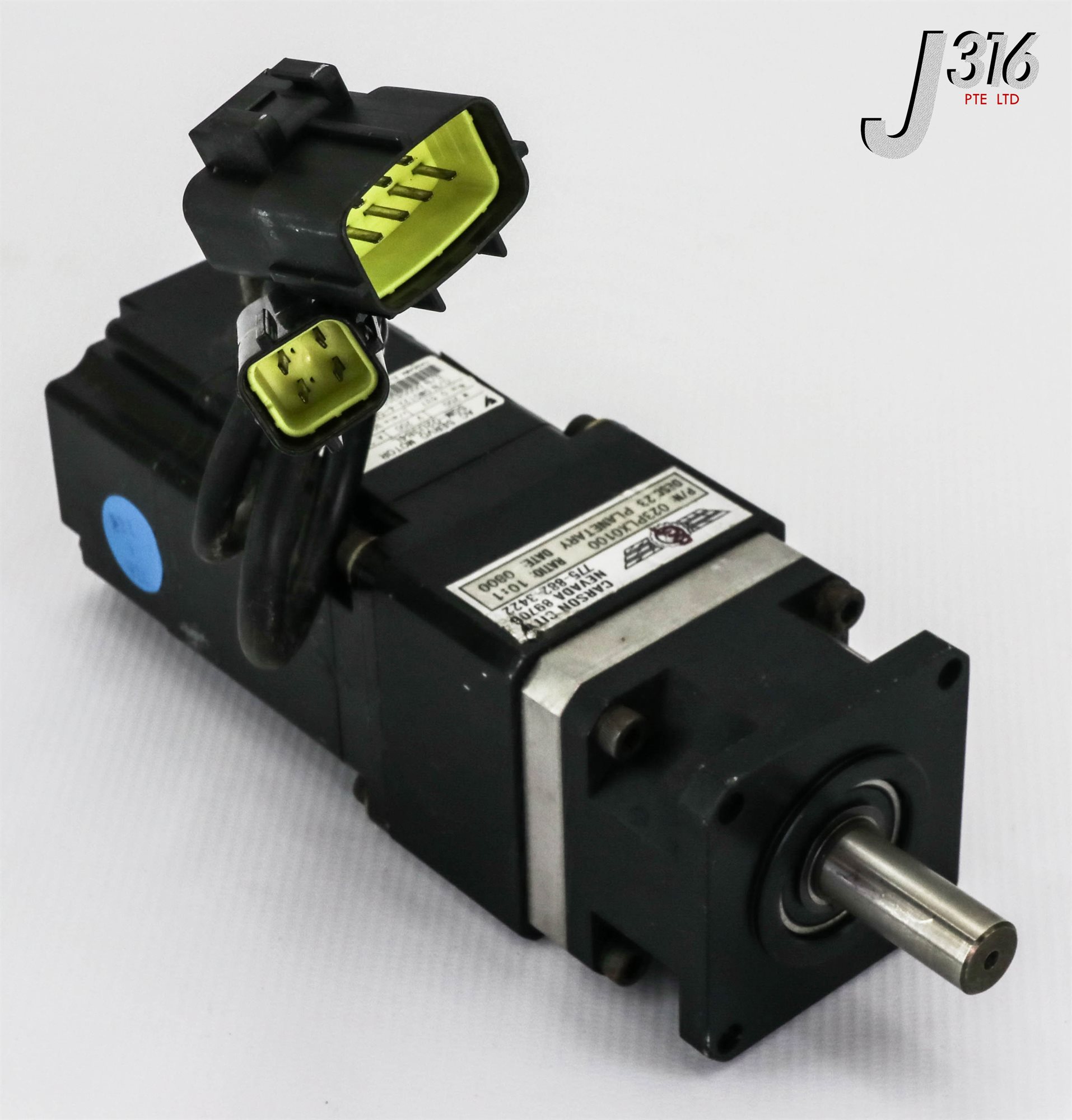 13433 YASKAWA AC SERVO MOTOR W/023PLX0100 23 PLANETARY GEARHEAD